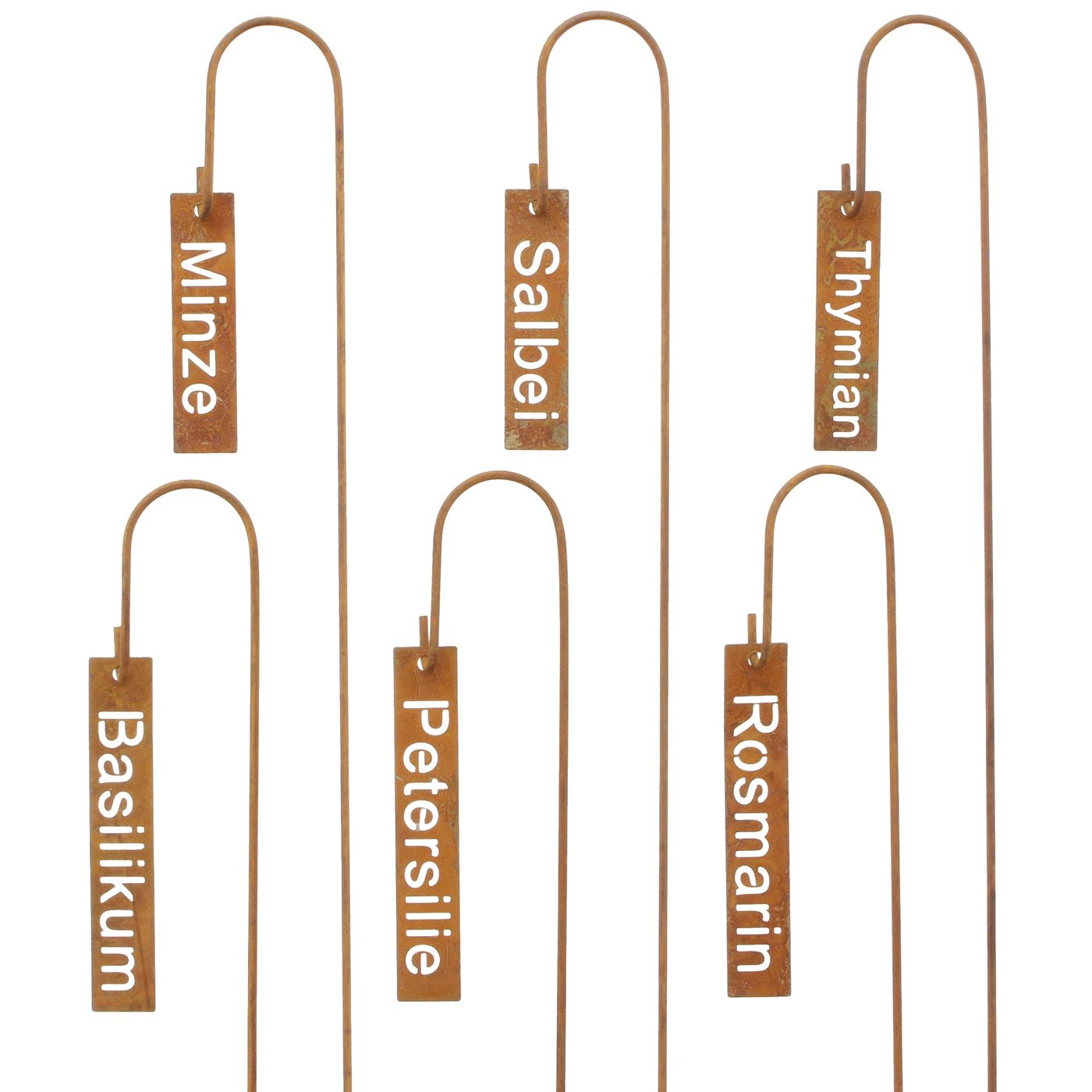 Pflanzenstecker «Kräuter» 6er-Set