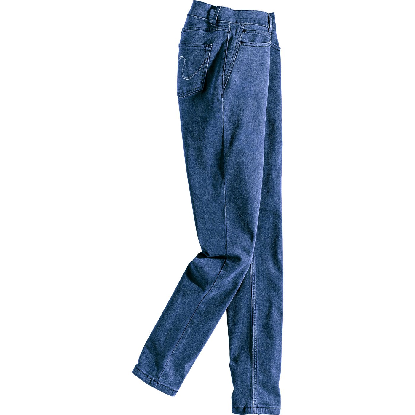 Bauchwegjeans Kurzgrösse «Bea», 19, blue denim
