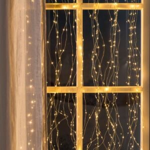 Rideau lumineux "Angel Hair" avec 540 lampes LED