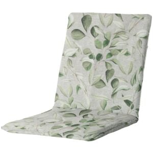 Coussin pour chaise à dossier bas «Feuilles», 97 x 49 cm