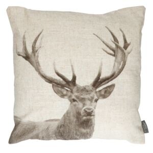 Dekokissen «Hirsch», 45 x 45 cm