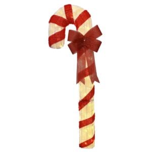 Sucre d’orge de Noël LED, 150 cm