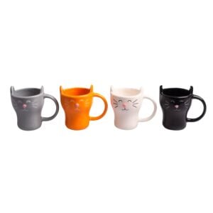 Espressotassen «Miau» 4er-Set