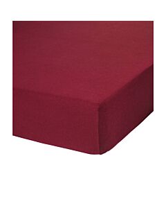Jersey Fixleintuch, 90-100x200 cm burgund