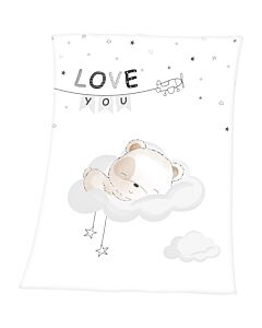 Couverture douillette «Sleeping little Bear», 75×100 cm