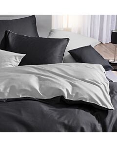 Linge de lit réversible en satin, 65 x 65 cm