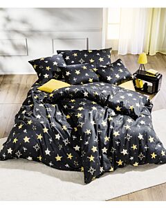 Satin-Bettwäsche mit Sternen «Arco»