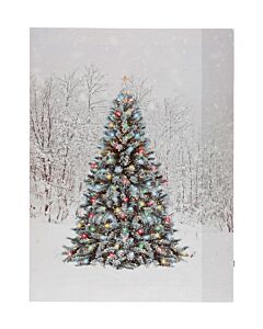 LED-Bild «Weihnachtsbaum», 30x40 cm