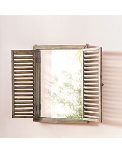 Miroir en bois «Fenêtre»