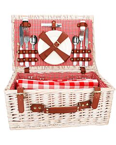 Picknick-Korb für 4 Personen inklusive Decke