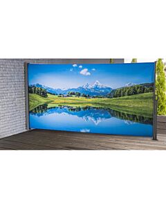 Seitenmarkise «Bergsee», 300 × 160 cm