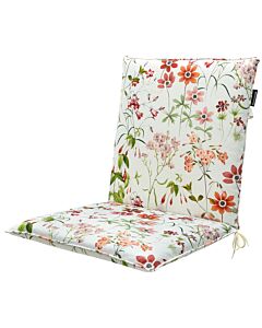 Coussin pour chaise à dossier bas 97 x 49 cm, «Fleurs»
