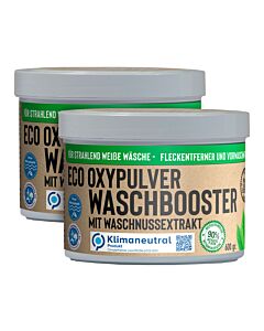 Eco Oxy Waschbooster mit Waschnussextrakt  600 gr, 2er Pack