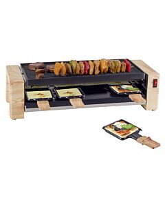 Appareil à raclette «Wood grill and pizza»