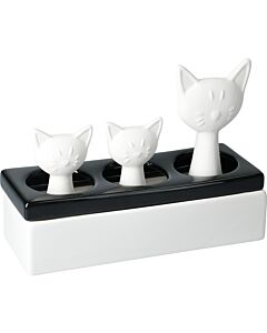 Humidificateur d'air en céramique, «Famille de chats»