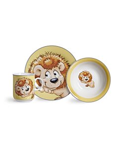 Vaisselle pour enfants «Leo» Happy Zoo, 3 pièces