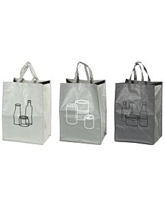 Recycling-Taschen, 3er-Set