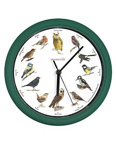 Horloge murale avec chants d’oiseaux   