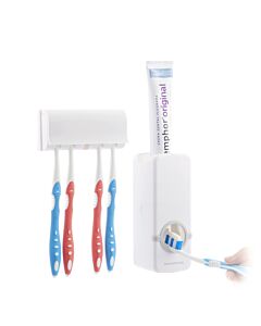 Porte-brosse à dents et distributeur de dentifrice