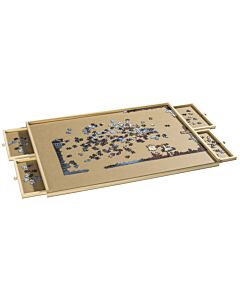 Table de puzzle pour jusqu'à 1500 pièces, avec tiroirs