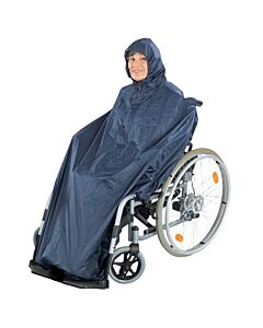 Poncho de pluie pour fauteuil roulant