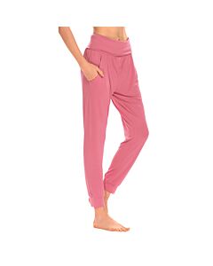 Pantalon de loisirs yoga, à large taille, coupe raffinée