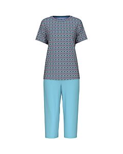 Pyjama femme 7/8 Calida, bleu clair