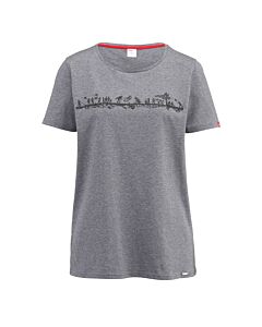 T-shirt gris ISA bodywear à manches courtes