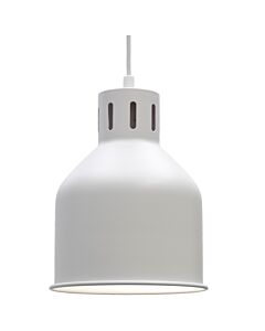Abat-jour SAGA sans ampoule blanc, culot E27, 4m de câble