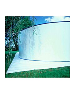 Protection de sol en non-tissé blanc, Dream Pool, 550 x 550 cm