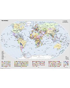 Politische Weltkarte Puzzle, 100 Teile