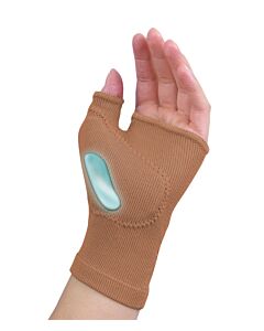 Bandage pour le poignet avec coussin de gel, gauche