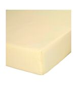 Jersey Fixleintuch, 90-100x200 cm vanille