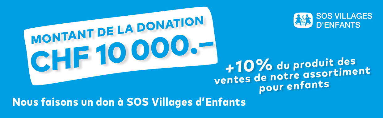 Chaîne du Bonheur et SOS Villages d'Enfants : Nous faisons un don pour l'Ukraine