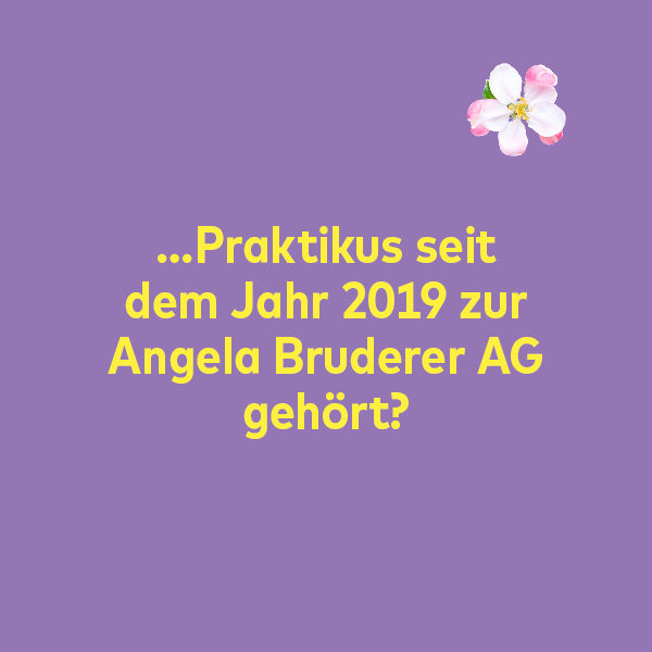 Praktikus.ch gehört seit 2019 zur Angela-Bruderer AG